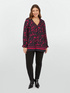 Bluse mit zweifarbigem Druck image number 0