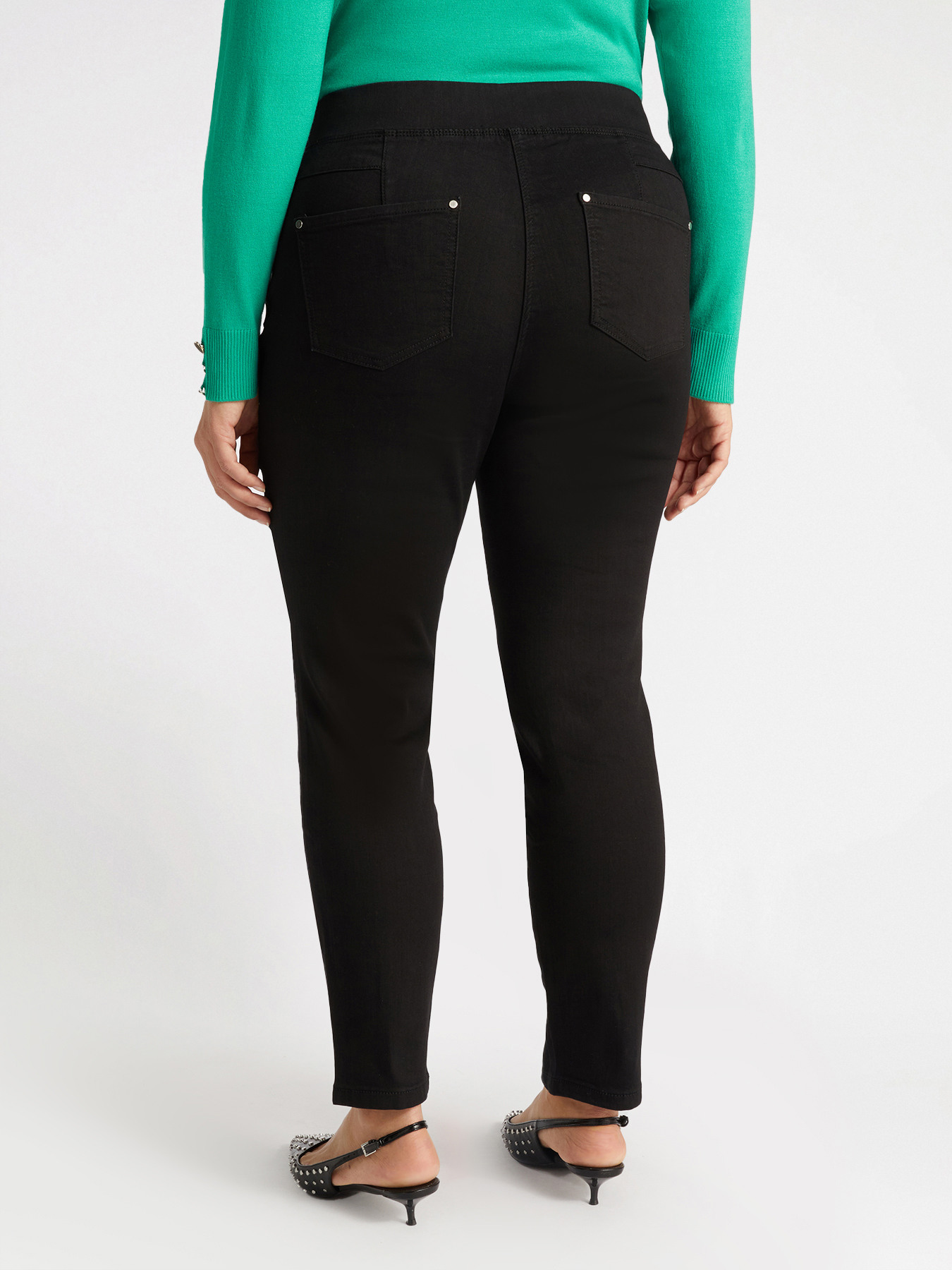 Jegging avec fentes dans le bas image number 3