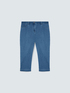 Cropped Jeans aus Denim mit Schlitzen image number 4