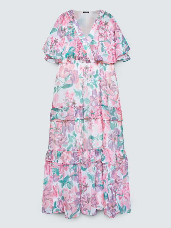 Blumenkleid aus Georgette