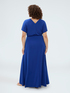 Pretty jersey dress with drawstring waist image number 1