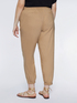 Straight-leg linen and viscose trousers image number 1