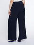 Wide leg trousers in jersey image number 1