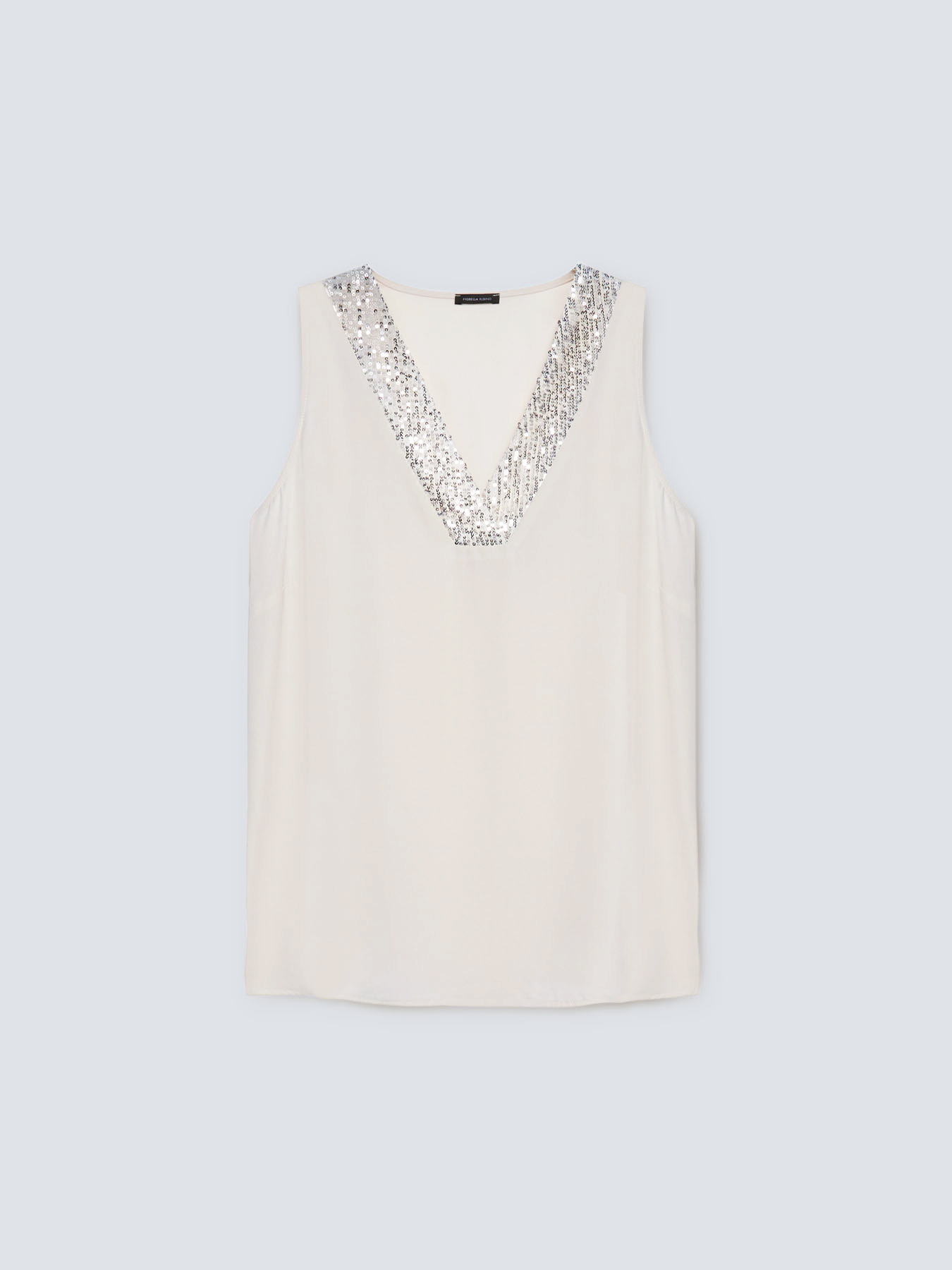 Top with sequinned trims image number 3