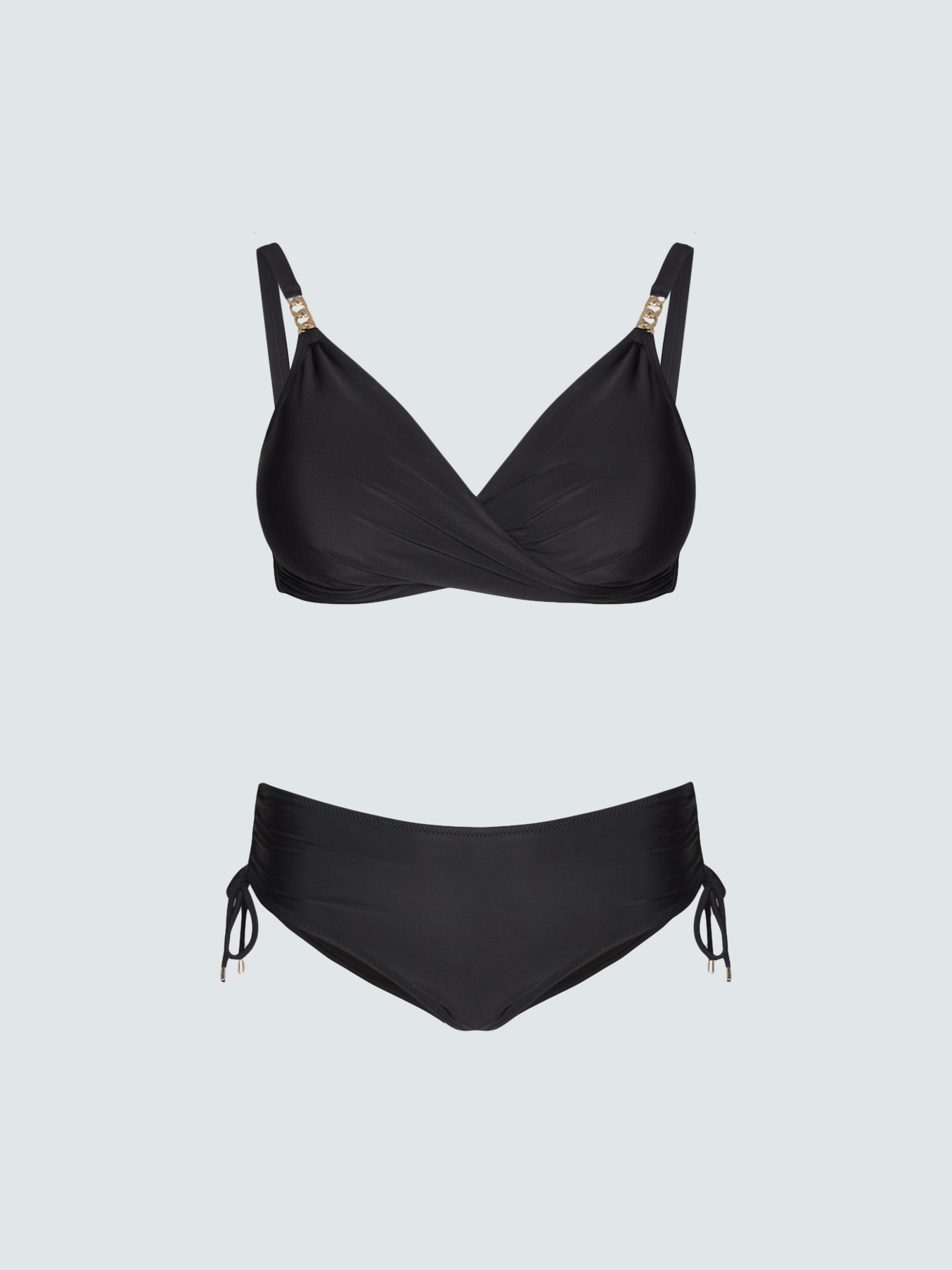 Bikini incrociato con dettaglio gioiello image number 4