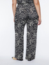 Printed jersey trousers image number 2