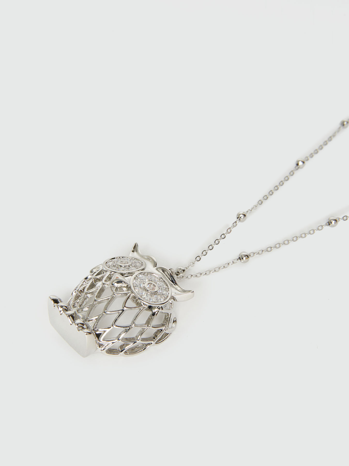 Collana con ciondolo gufo image number 2