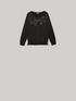 Sweat-shirt avec tulle et applications image number 3