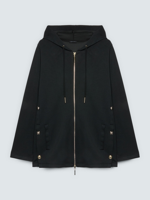 Kapuzenpullover mit Rei&szlig;verschluss
