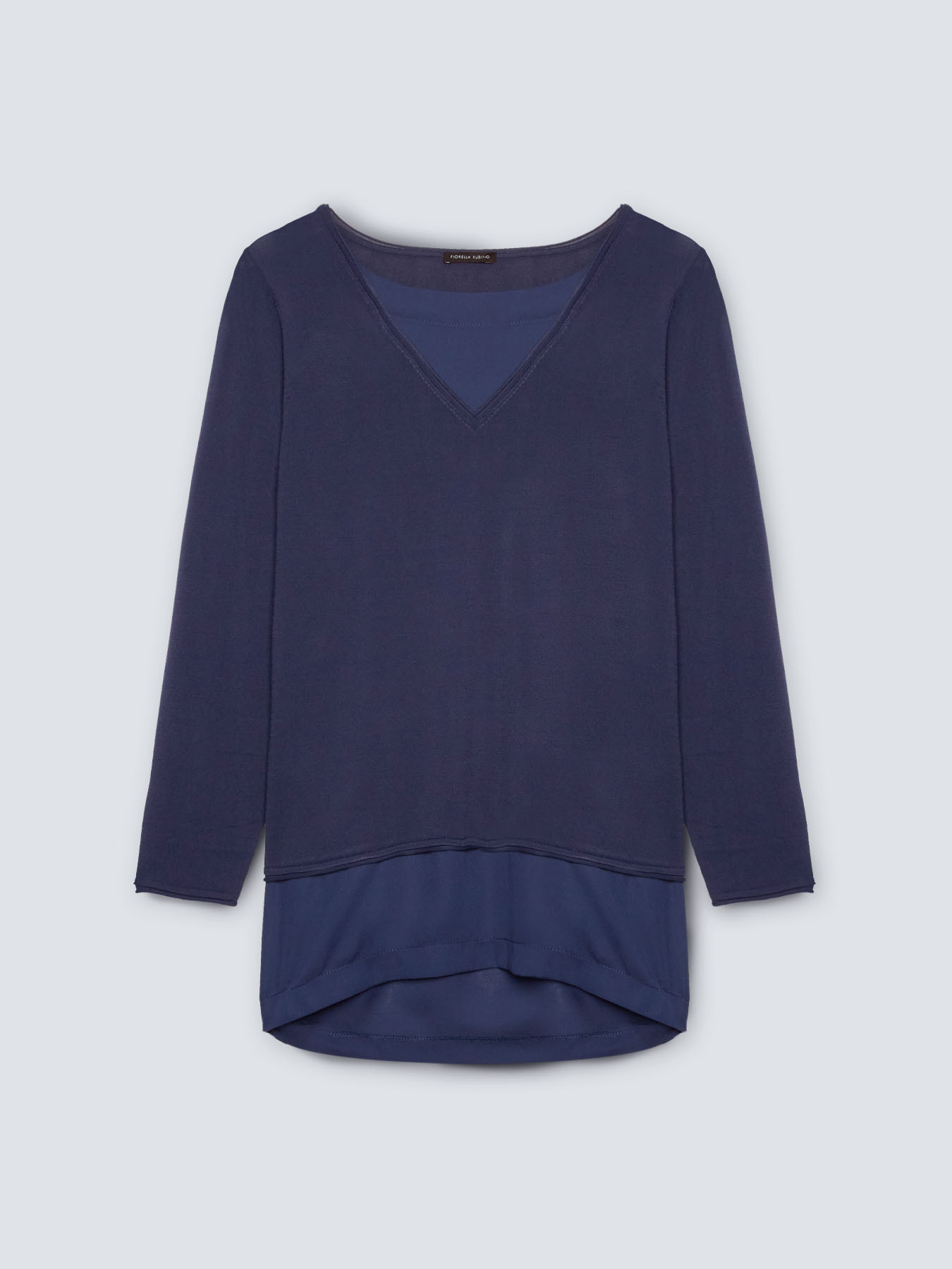 Maglia in due tessuti image number 3