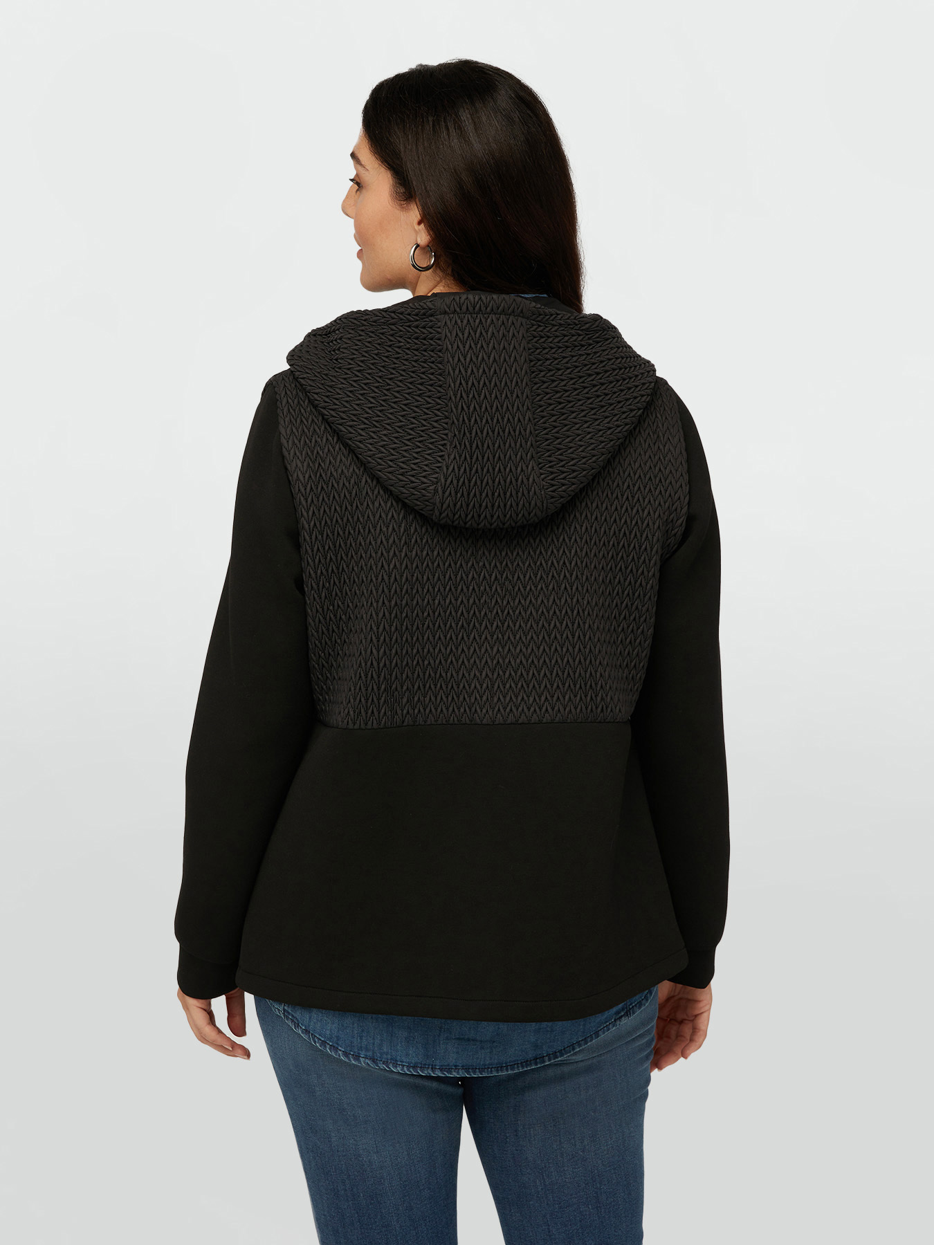 Blouson bi-mati&egrave;re image number 1