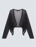 Cardigan aperto in rete image number 4