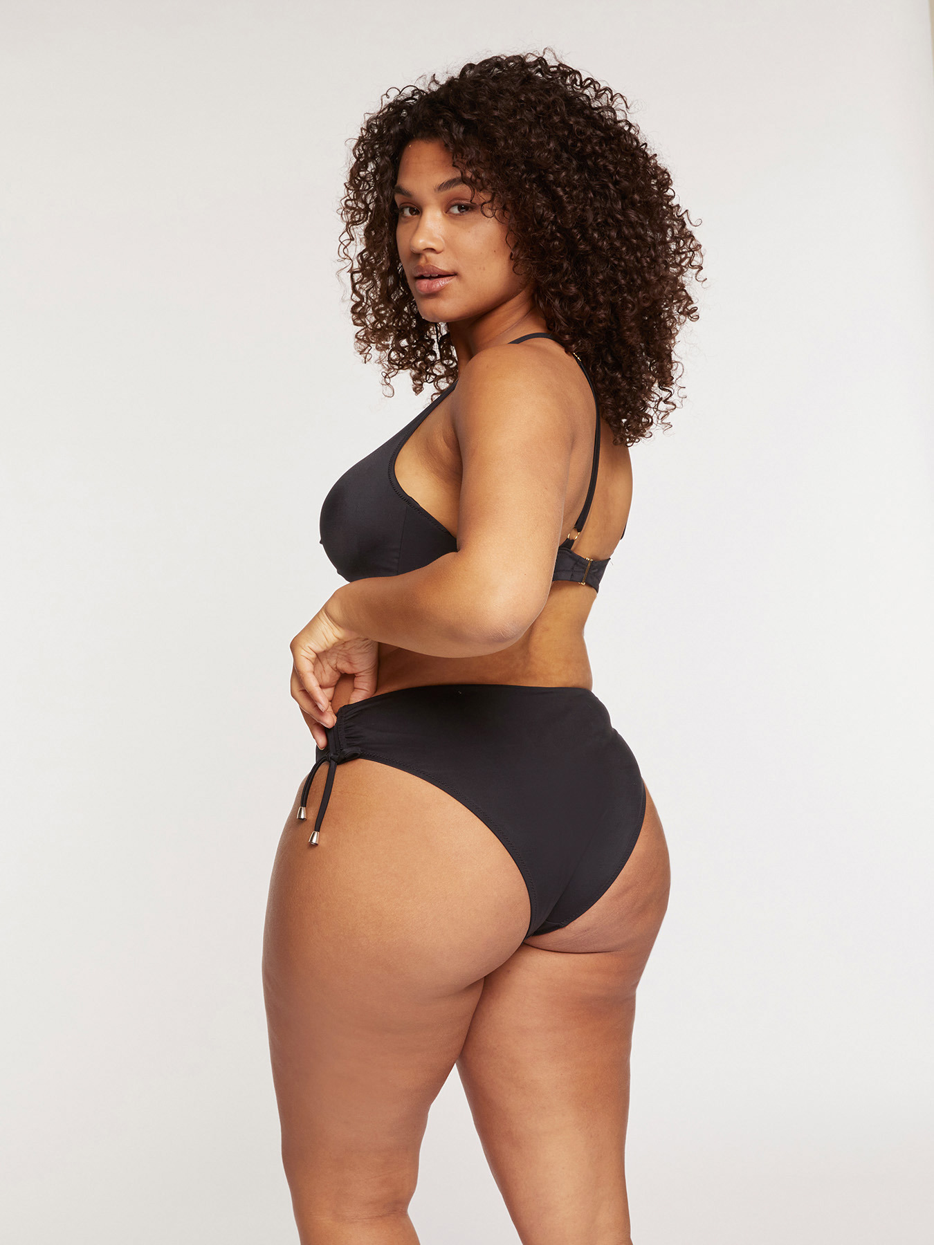 Black bikini with loop image number 1