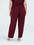 Carrot fit viscose trousers image number 1
