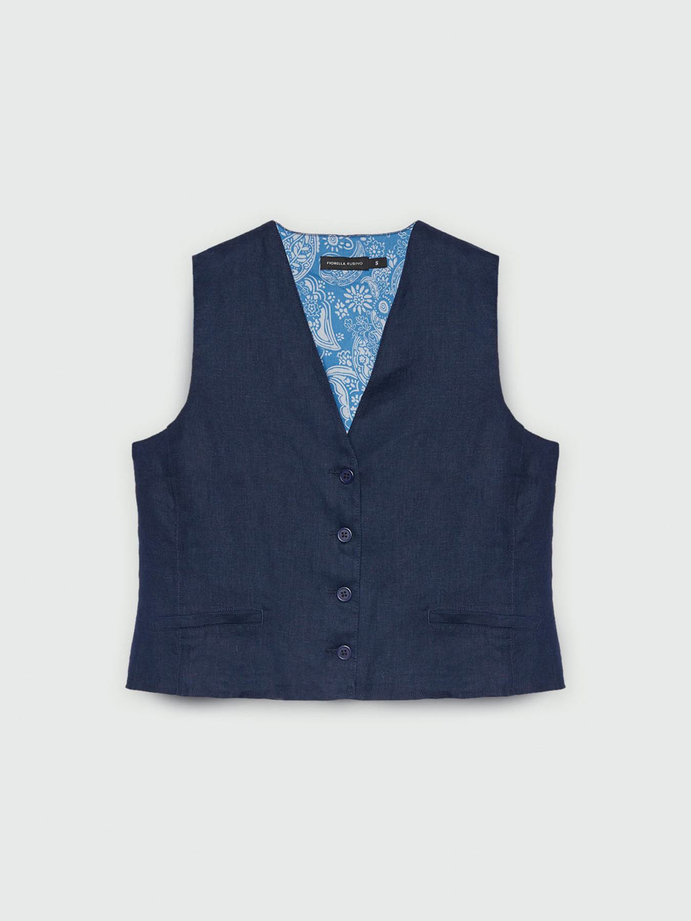 Linen waistcoat image number 5