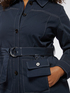 Utility- Jacke mit Gürtel und Mini-Tasche image number 3