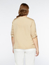 Satin blouse with front pleat image number 1