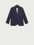 Blazer with striped lining image number 3