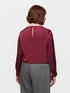 Blouse en satin avec bas &eacute;lastiqu&eacute; image number 1