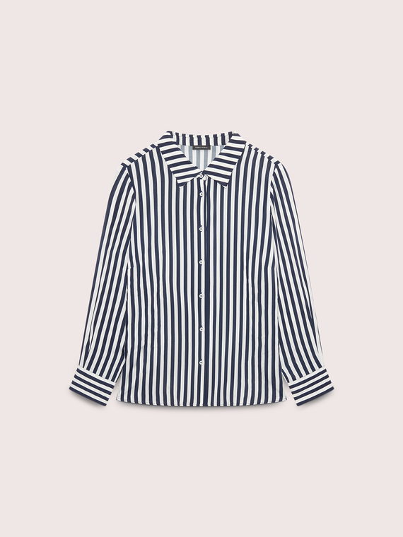 Striped viscose shirt