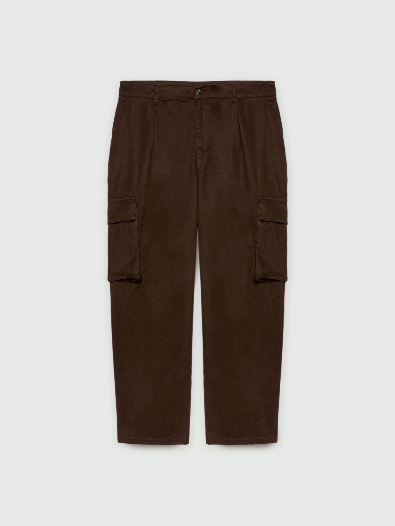 Pantalon cargo en moleskine image number 4