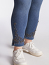 Skinny jeans with embroidery image number 2