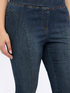 Elastic waist jeggings image number 3