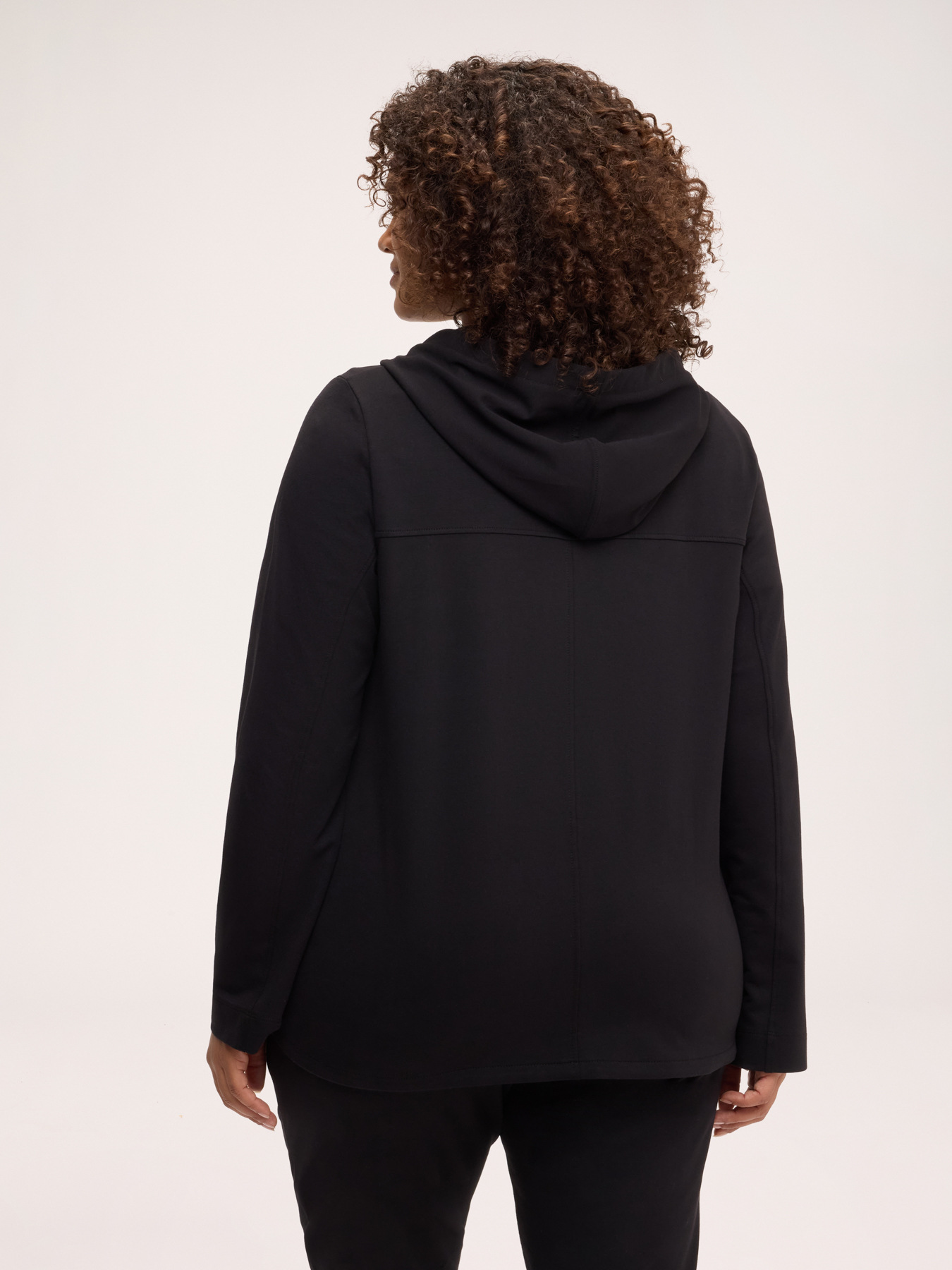 Hoodie with drawstring image number 1