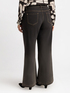 Black washed wide leg jeans image number 1