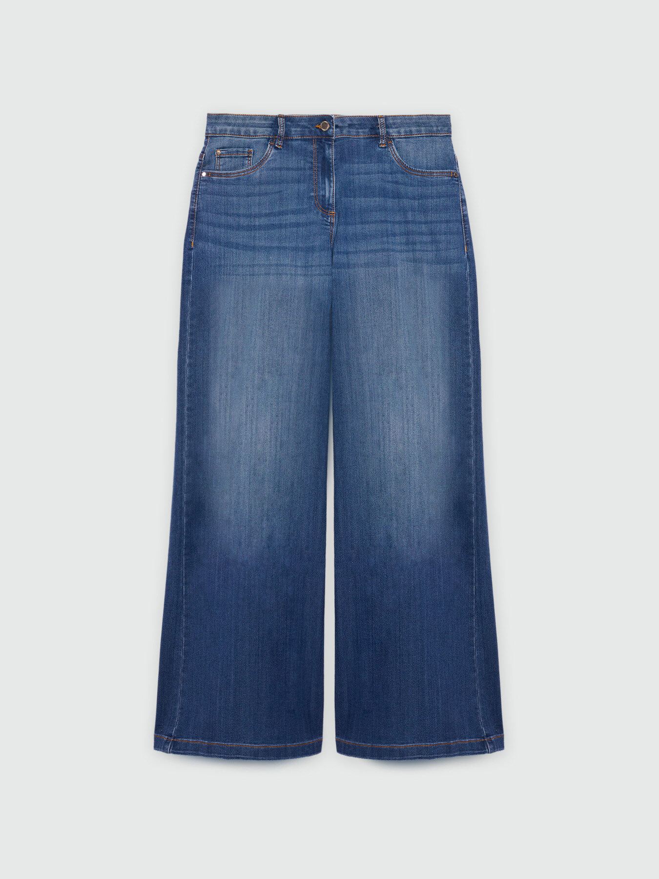 Wide leg jeans image number 6