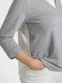 Sweatshirt with shirt neck image number 3