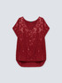 T-shirt con ricamo full paillettes image number 3