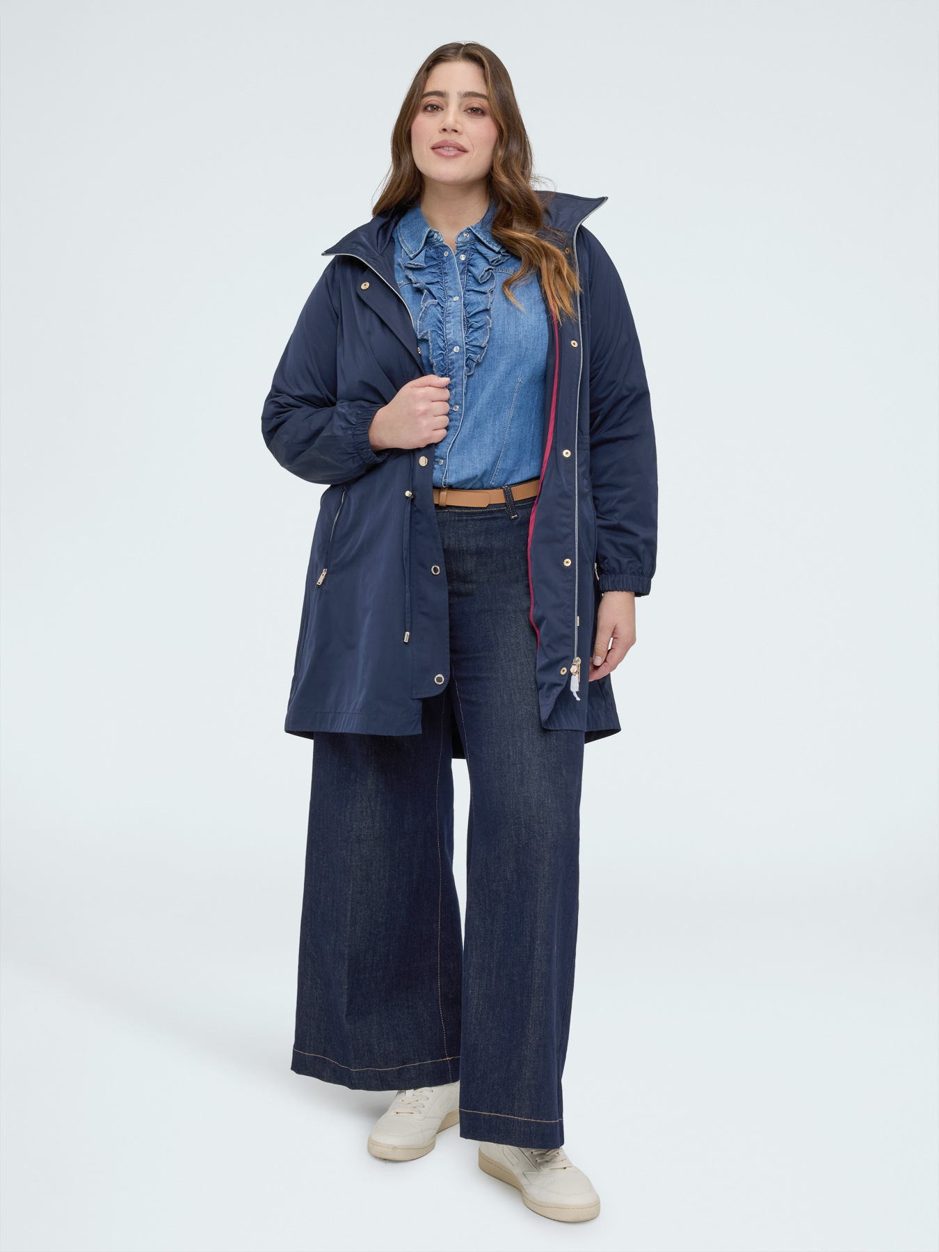 Long parka with hood image number 3