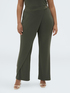 Pantalones de punto con cierre cruzado image number 0