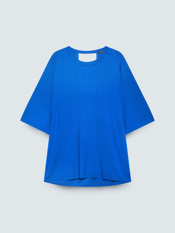 T-Shirt aus Jersey mit Cut-out