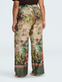 Wide Leg Pants in stretch satin image number 1