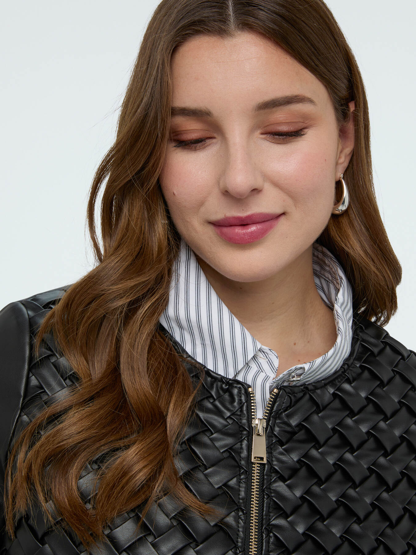 Veste biker avec tressage image number 3