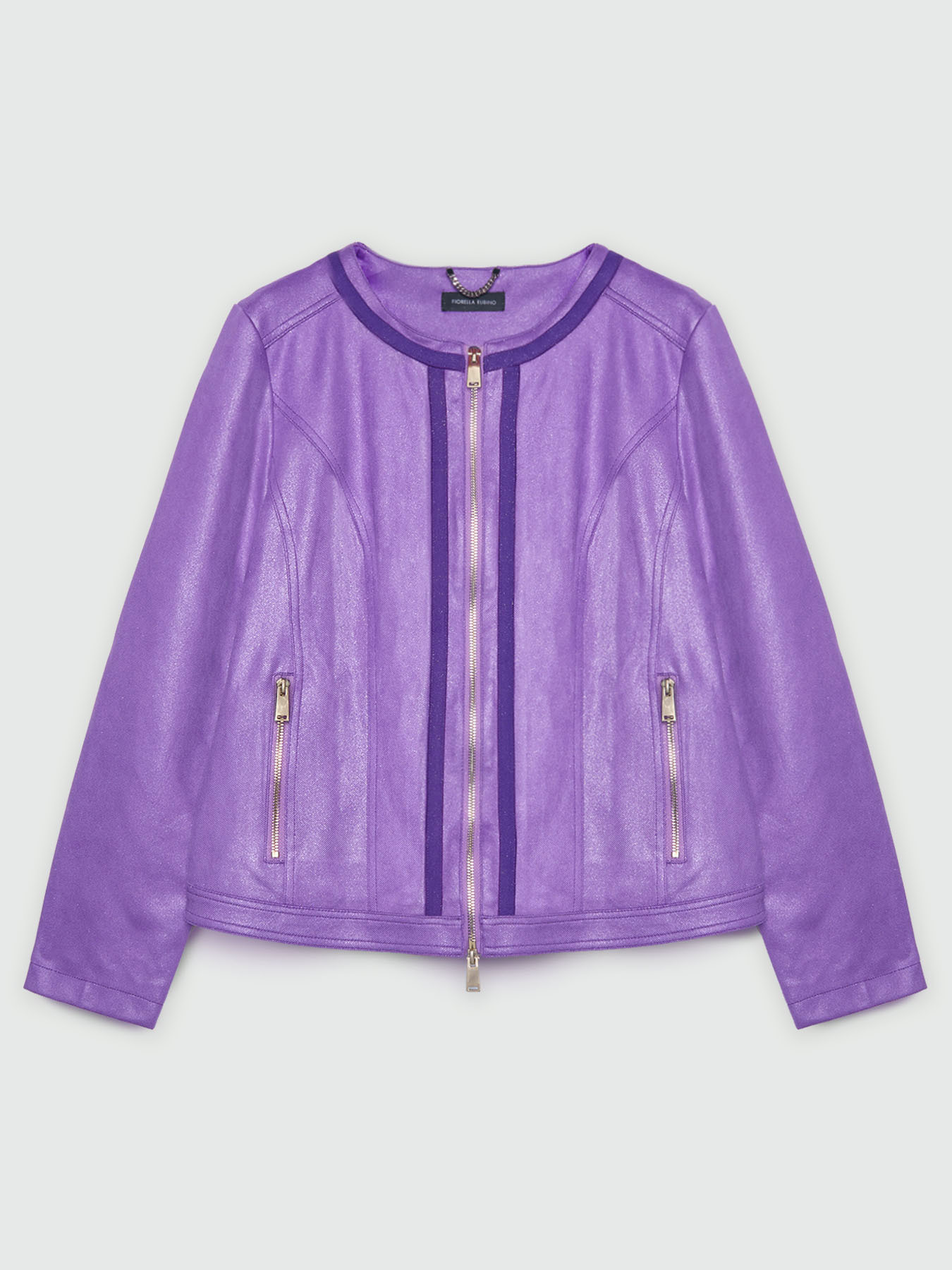 Biker-Jacke mit Details aus Lurex image number 5