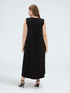 Long V-neck dress image number 1