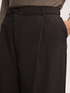 Wide-leg trousers with wrap closure image number 3