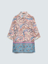 Georgette shirt with print image number 4