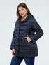 Quilted down jacket with removable hood image number 3