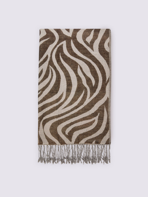 Animal print scarf