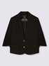 Milano stitch blazer with 3/4 sleeves image number 5