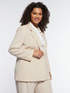 Elegant flowing fabric blazer image number 0
