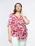 Blouse printed with overlaps image number 2