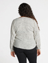 Blusa a pois con pieghe sul fianco image number 1