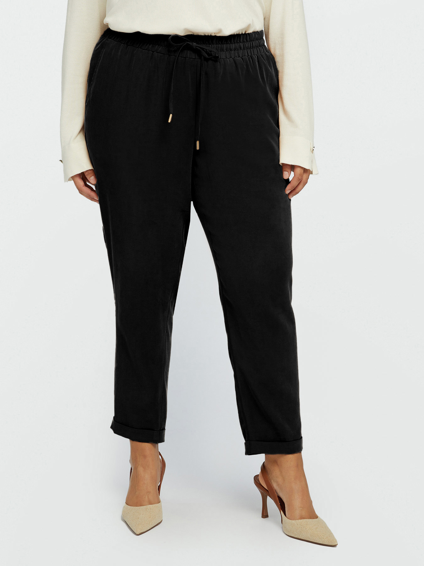 Pantalon jogger avec poches &agrave; l&rsquo;am&eacute;ricaine image number 0