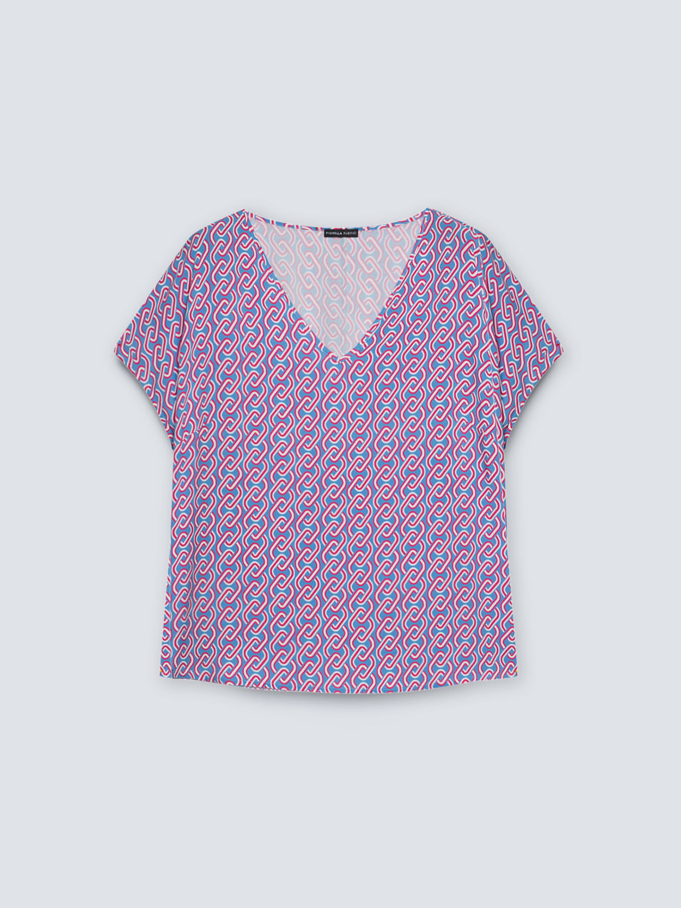 Blouse with a chain print image number 3