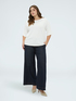 Sweatshirt with neckline embellishments image number 3